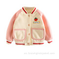 Chaqueta para niñas Invierno Nuevo Uniforme de béisbol